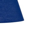 Set of 2 Navy Blue Fabric Table Lamp Shades, Lampshade