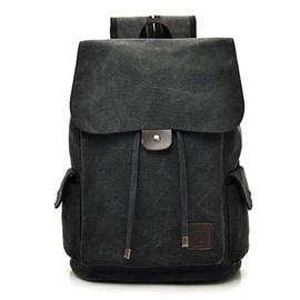 Canvas Backpack for Men and Women | Vintage Laptop Tablet Backpack | Shoulder Rucksack Book Bag |Casual Daypack for Shool, Travel, Sports, Hiking