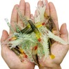 DAMIDEL 30Pcs Simulation Shrimp Fishing Lures Bait Kit，Universal Size 3.2in,