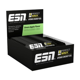 ESN Perfect NRGY 12 x 40 ml Green Apple Hydro Energy Gel Carbohydrate Gel with Dextrose, Dextrin, Coconut Water, Sodium and Fructose Free