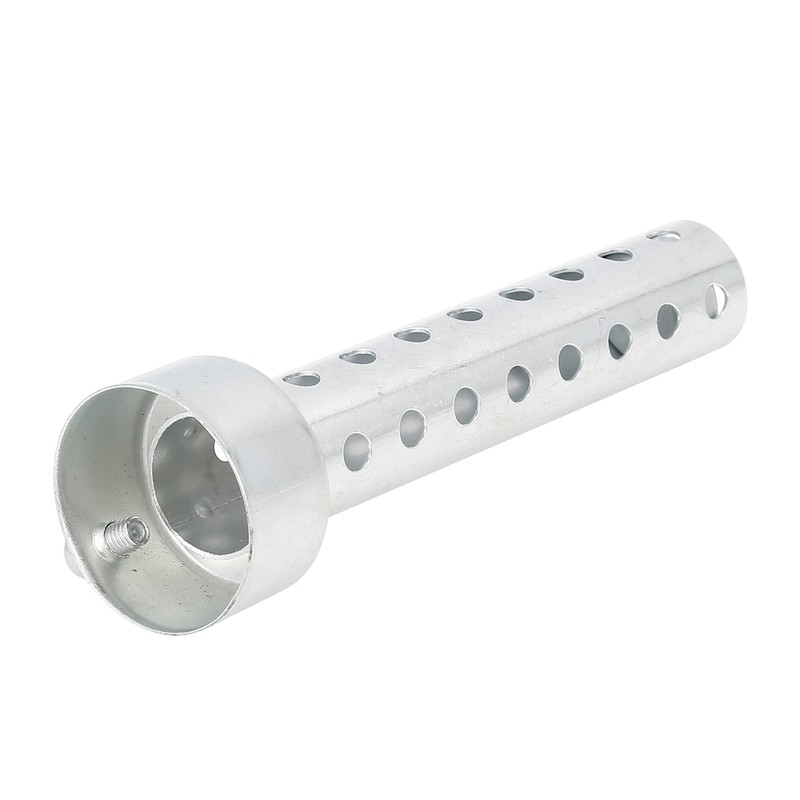 F FIERCE CYCLE 40mm Exhaust Pipe Baffle Stainless Steel Silver