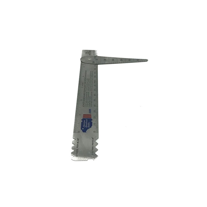Drill Pipe Connection Thread Identification Ruler with Nozzle Gauge (1)