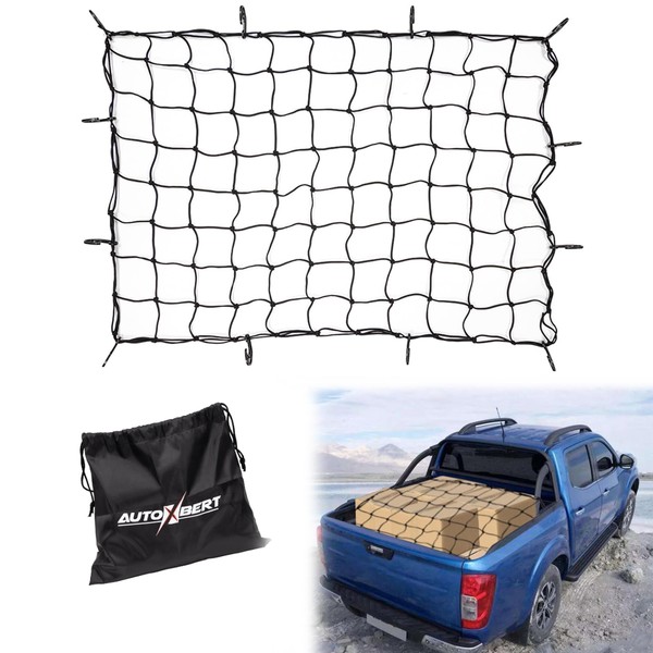AUTOXBERT 130x180cm Rack Latex Cargo Net Strech to 240x350cm Carrier