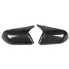 1 Pair Carbon Fiber Mirror Covers Ox Horn Style Car