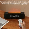 Luxyrus Electric Fireplace Flame Diffuser & Humidifier: 7 Flame Colors,