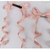 Kyu Ribon Wired Free Molded Ribbon Set Barrette Hair Clip