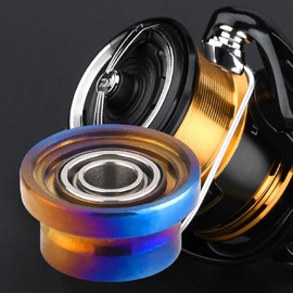 Gomexus Line Roller, 22, Exigist, 23 Aerity, Titanium Daiwa Spinning Reel, Suitable for Light Games, Fishing, High Rotation, High Strength, Line Roller, Increased Distance