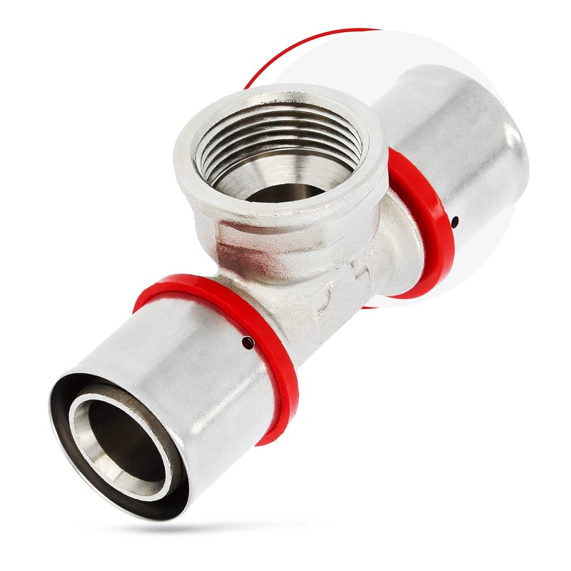 T-Piece PEX Press Fitting 25 x 1 Inch x 25