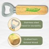 FERMALIFE - Wooden Bottle Opener, Sturdy, Engraveable for Soft Drinks,