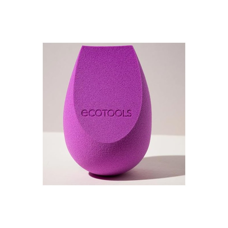 EcoTools, Bioblender Duo, Esponja para Difuminar y Mezclar Maquillaje, Dúo