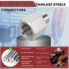 Kozelo Pack of 1, 3/4" Male NPT to 1/2" FeMale