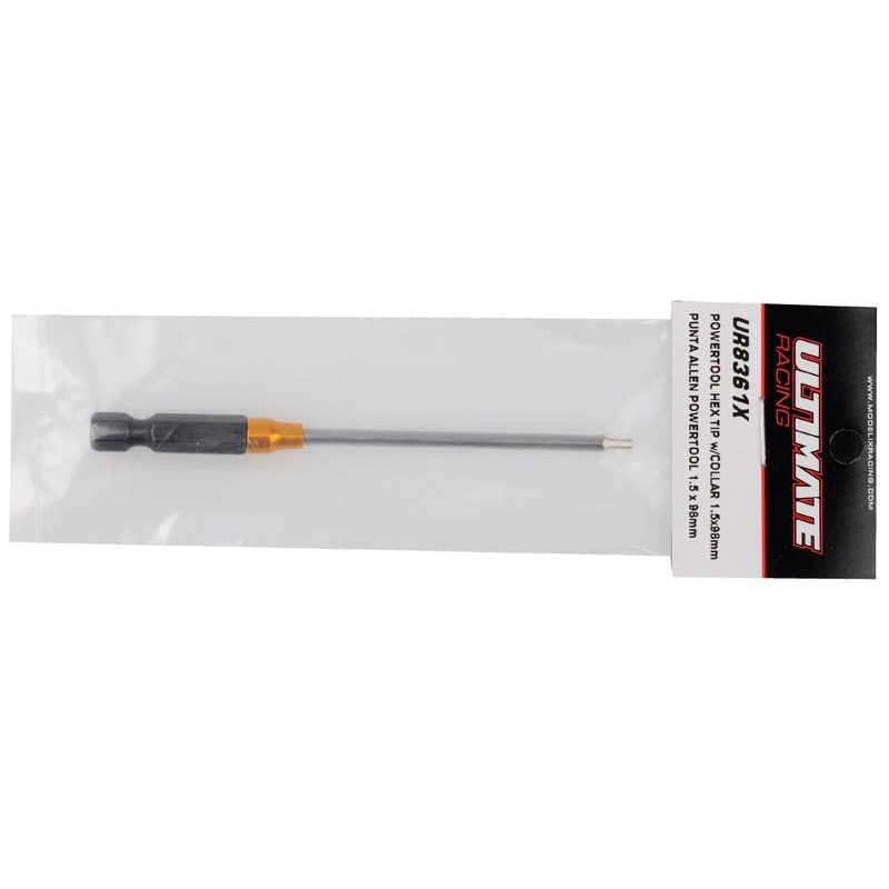 Ultimate RC Werkzeug Innensechskant-Bit mit ID-Hülse 1.5 x 98mm UR8361X