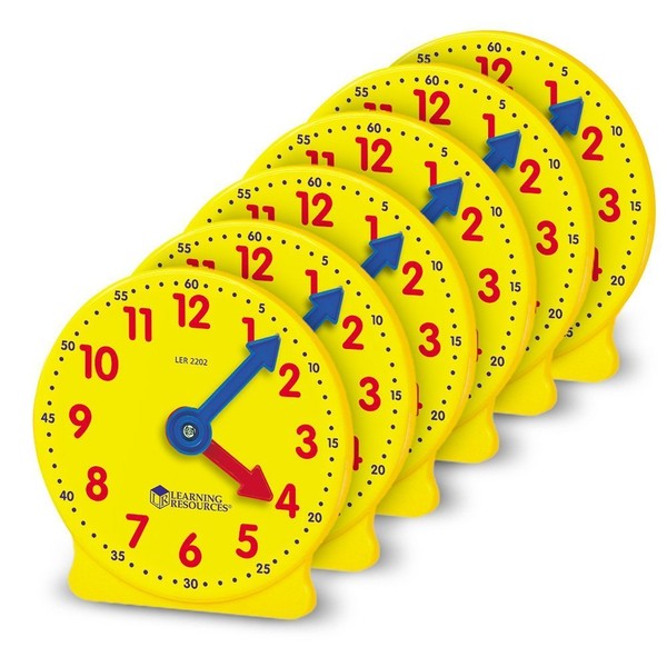 Learning Resources 10cm Geared Mini-Clocks
