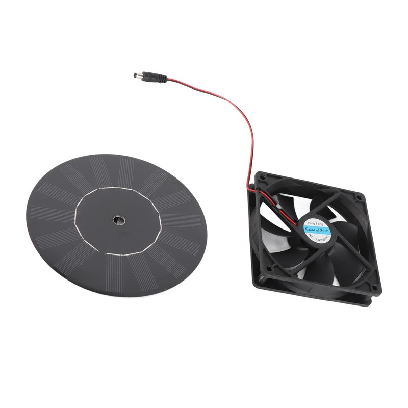 10W Solar Powered Exhaust Fan Monocrystalline Silicon Solar Panel Fan