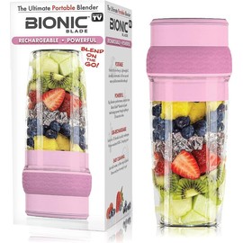 Granitestone Bionic Blade Portable Blender - 18,000 RPM, USB Rechargeable Battery, Multiple Colors - Color: Lavender, Style: Original