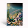 Colorful Desert Holiday Cards - 18 Christmas Cards & Envelopes - Western Christmas Cards (Standard)