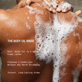 JUNO & Co. Body Oil Rinse Shower Cleanser, Hydrating Wash with Rice Bran, Meadowfoam Seed & Calendula, Softening & Balancing for Dry or Sensitive Skin, Unisex, Daily Use Formula, 9.13 fl oz.