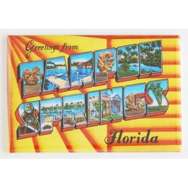 Greetings from Tarpon Springs Florida Fridge Magnet (2.5 x 3.5 inches)