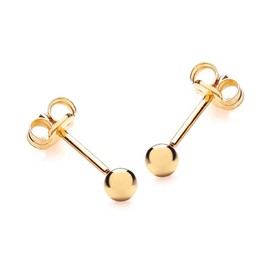 Carissima 9ct Yellow Gold 3mm Ball Stud Earrings