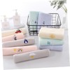 Baluue 5pcs Cotton Face Washing Towels Soft Absorbent Boy Girl