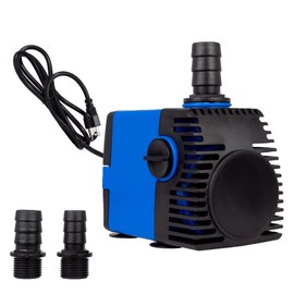 JAJALE 528 GPH Adjustable Submersible Fountain Pond Aquarium Water Pump 12’ SJTW