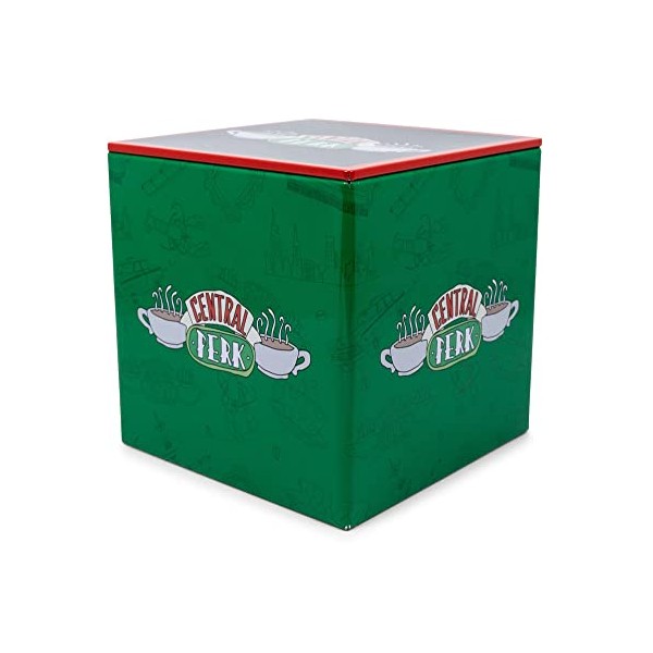 Friends Central Perk Tin Storage Box Cube Organizer with Lid