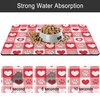 Dog Food Mats for Floors, Absorbent and Quick-Drying Pet Cat