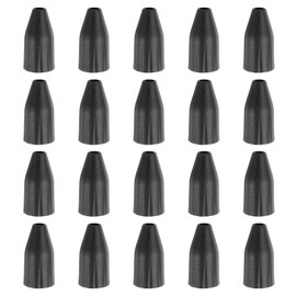 HARFINGTON 20 Pcs Air Nozzle Tip 6mm Rubber Blow Gun Tip for Air Blow Guns Tool Parts & Accessories, Black