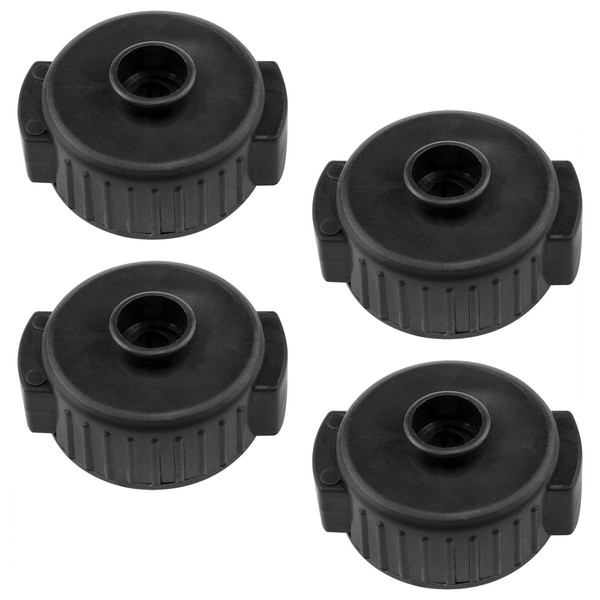 YLIFU Drum accessories drum cymbals drum cymbals black 3.9x3.2cm/1.53x1.25inch for