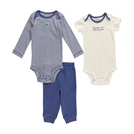 Carter's Baby Boys' 3 Piece Take me Away Set (Baby) - Mommys Monster - Blue - Newborn