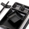 Pumtus 16 Piece Japanese Sushi Plate Set, Melamine Sushi Serving