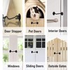 YourGift 4 Inches Barn Door Latch Solid Thicken Stainless Steel
