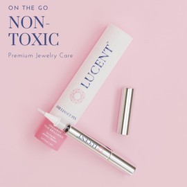 Lucent Jewelry Cleaner Pen – On The Go Portable Diamond Shine Cleaner – Engagement Ring Care Natural Cleaner for Gold, Silver, Diamonds, and Gemstones