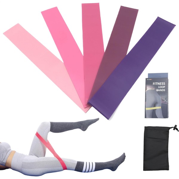 Resistance Bands | Stretch Fitness Bands,5 Resistance Levels Elastic Equipment