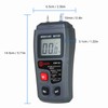 Wood Moisture Test Moisture Meter 4 Modes Portable Hygrometer Pin