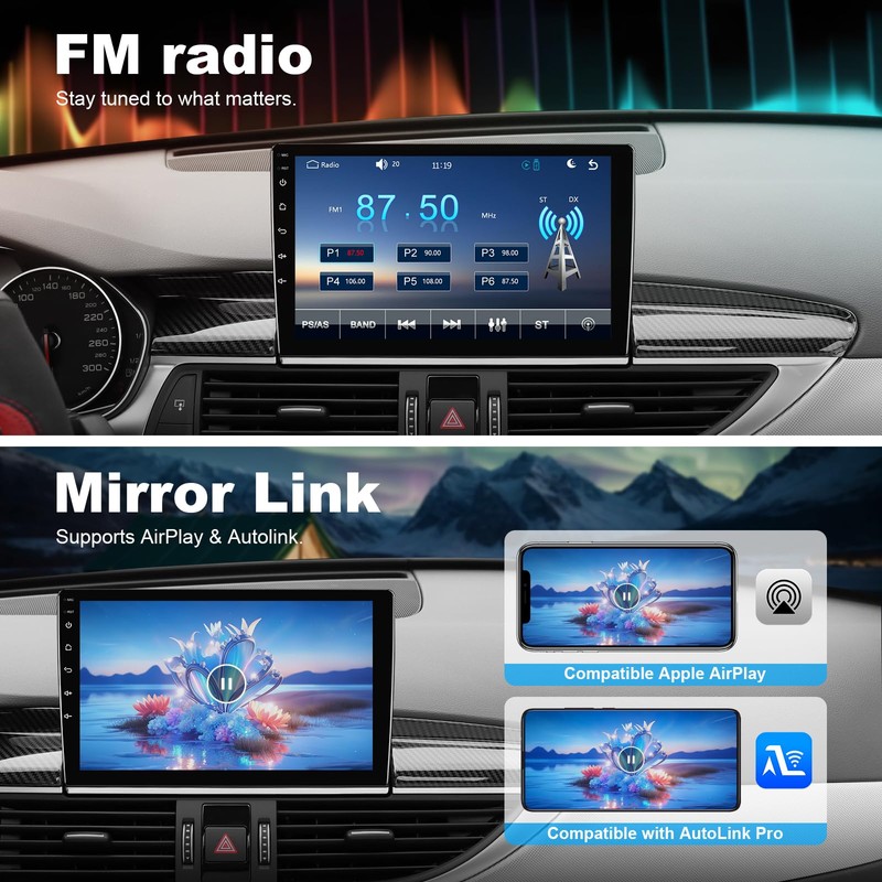 9 Inch IPS Touchscreen Linux Car Stereo for Toyota Corolla