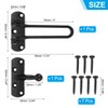 PATIKIL Door Chain Lock, 1 Pcs Door Swing Bar Lock