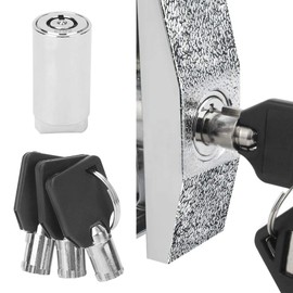 Zinc Alloy Chrome Vending Machine Lock Cylinder with 3 Keys