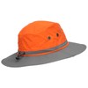 UPF50+ Fishing Hat with Reflective Strip Mesh Vents Adjustable Wide