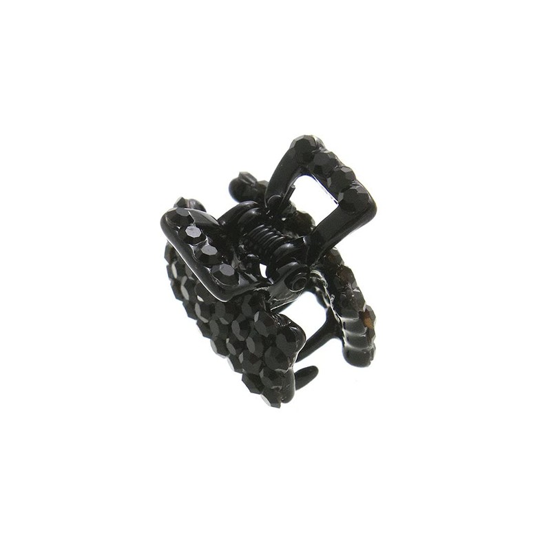 VINGTAINE H7434-BK- Mini Bijou Hair Claw Petite Hair Clip, Casual,