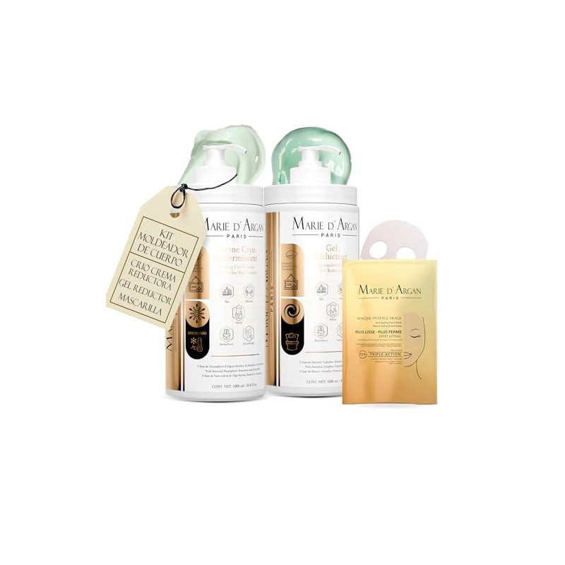 Kit Moldeador de Cuerpo y Reafirmante Marie d'Argan, Reductor de