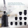 ALEASHA Pull Down Kitchen Faucet Spray Head Replacement, 3-Function Kitchen