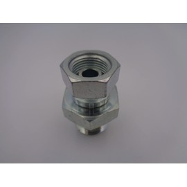 Hydraulic Male x Female 60 deg Straight Adapter BSP Choose Size (1/2" Male x 5/8" Female bsp)