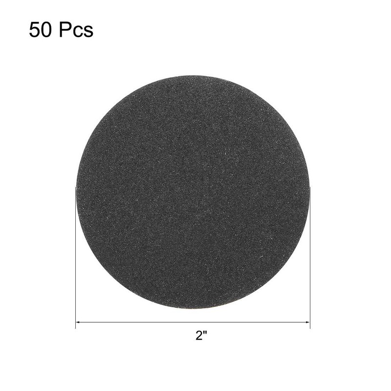 TOP-VIGOR 50Pcs 50mm Wet and Dry Sanding Discs, 240 Grit