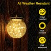 ROSHWEY 4 Pack Solar Lanterns Outdoor Waterproof, Gifts for Women
