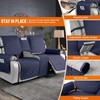 VANSOFY Loveseat Recliner Cover with Console 100% Waterproof Sofa Slipcovers
