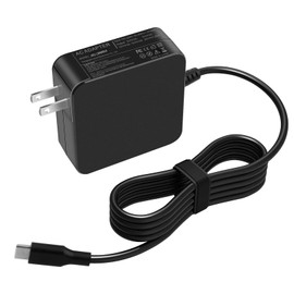 PowerHOOD 45W USB-C AC/DC Adapter Compatible with Uperfect MDS-156A23 M156E15 156F12 UStation Delta 15.6" 4K Portable Monitor Laptop Screen Extender 45watt 45 Watts Power Supply Cord Charger Cable PSU