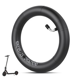 SYACHI 10 x 2/2.125/2.5 E Scooter Inner Tube Thickened, 10 Inch E Scooter Replacement Hose with Silver Valve, Extra Thick Inner Tube e Scooter, Not Easy Leaking, Pack of 1