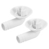 sourcing map Air Conditioner Drain Hose Connector 19mm Tube Elbow