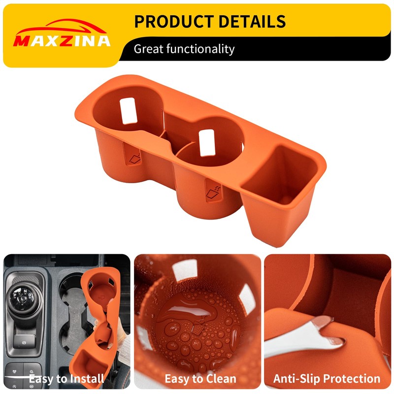 Maxzina Cup Holder Compatible with 2022-2025 2026 Ford Maverick Cup